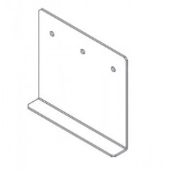 Low-profile housing adapter plates - 2 pieces