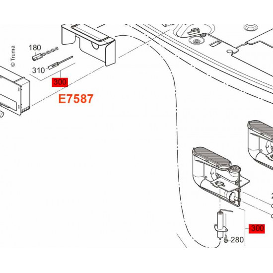 Spark plug S 3004/S 5004, 53 cm