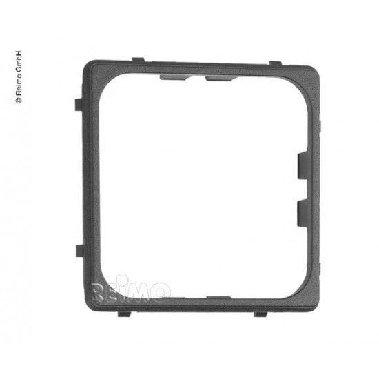 Slate grey auxiliary frame for 12V USB or standard socket. Loose.