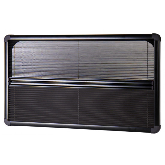 W1031 x H546 mm Interior roller blind for Carbest RW Eco windows - Matte black