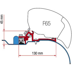 Adapter F 65 Fiamma Kit Iveco Daily H2