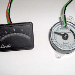 Remote display for gas tank
