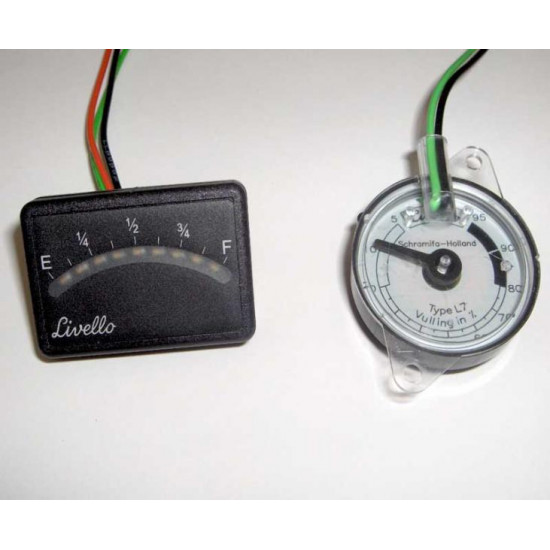 Remote display for gas tank