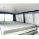 VW T6/5 KR Curtain Set Grey - Translucent