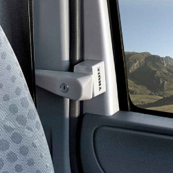 Door lock in a pack of 2 including adapter