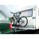Drawbar adapter for bicycle carriers