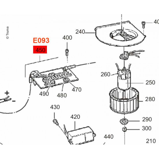 Wiring harness E 4000, 12 V
