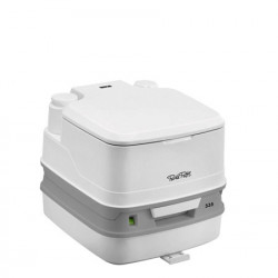 Porta Potti 335 portable camping toilet - with hold-down kit - white