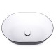 Oval washbasin made of Oritech