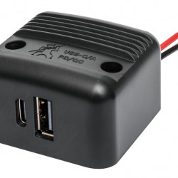 Double socket 1x USB-C / 1x USB-A