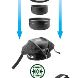 Pirate Spacemaster Cookware Set - 3 + 1 piece