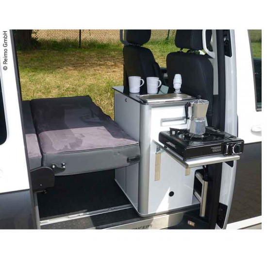 Multifunctional EASY KITCHEN - Right-hand installation - High-gloss white