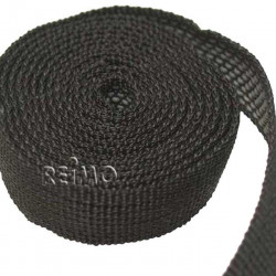 Black ratchet strap, 40mm long