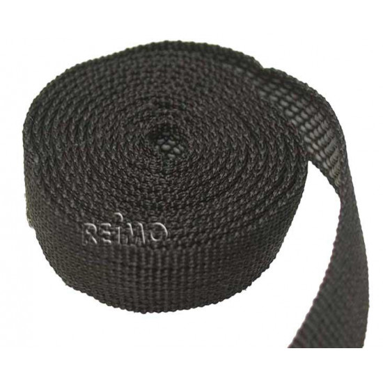 Black ratchet strap, 40mm long