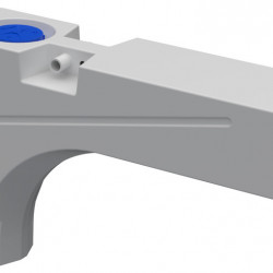 Fresh water tank 95 l - For Fiat Ducato from 2006 onwards and similar models - Without drain spout