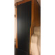 Roller door for bathrooms and toilets with mounting rails