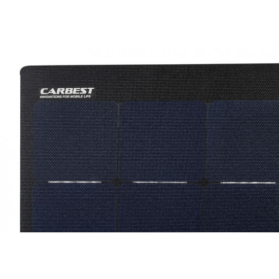 Flexible solar panel 125W black
