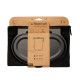 Flextrash waste bin, 3L, black, biodegradable material