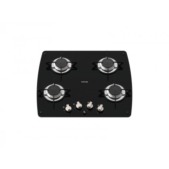 4-burner gas stove, 4 x 1.5 kW, 230V, electric ignition