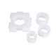 Glass and cup holder set, 17 pieces.