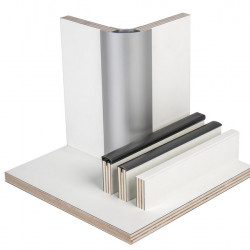 Furniture panel "Warm white matt" HPL laminate