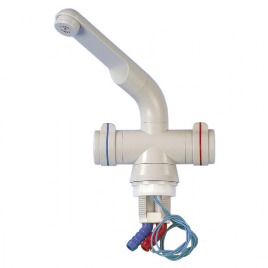 Compact mixer tap - Light Grey