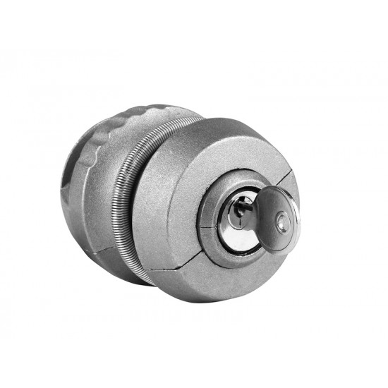 Anti-theft device for the caravan's coupling jaw