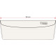 Pocket Plus Storage M - cream white
