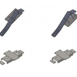 Carbest adapter complete set for Carbest car lift - For Mercedes-Benz Sprinter front-wheel drive from 2020 onwards