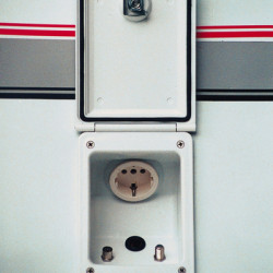 Outdoor socket 230/12V, satellite and TV