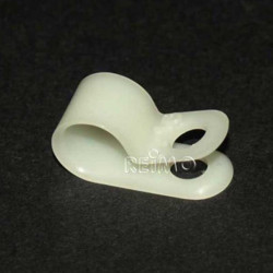 Plastic pipe clamp 8 mm loose