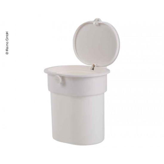 Suction cup bin, white, up to 3kg, push-button