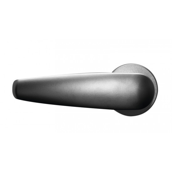 Toilet lock with 3-point locking mechanism - matt chrome