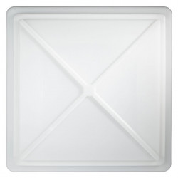 Roof hatch 50 x 50 cm - With removable frosted glass cover
