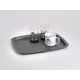 Silicone Dish Dryer - White / Grey