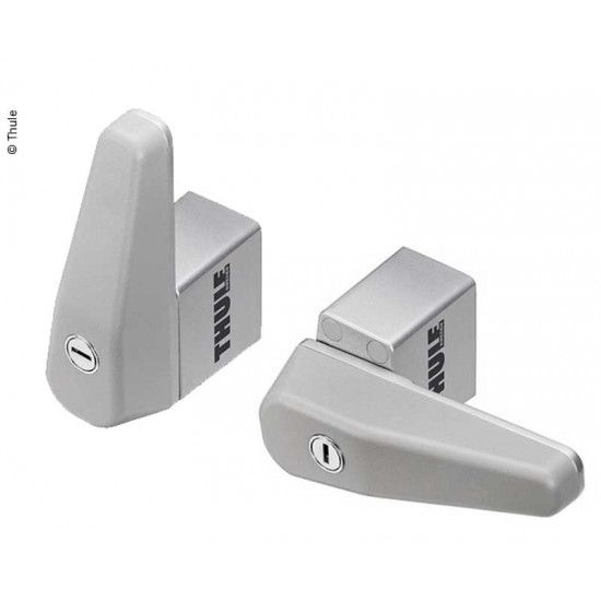 Door lock in a pack of 2 including adapter