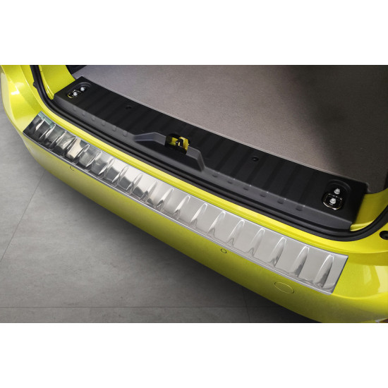 Loading sill protector for VW ID.Buzz, stainless steel, silver