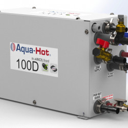 Heating system including hot water system Aqua-Hot 100D