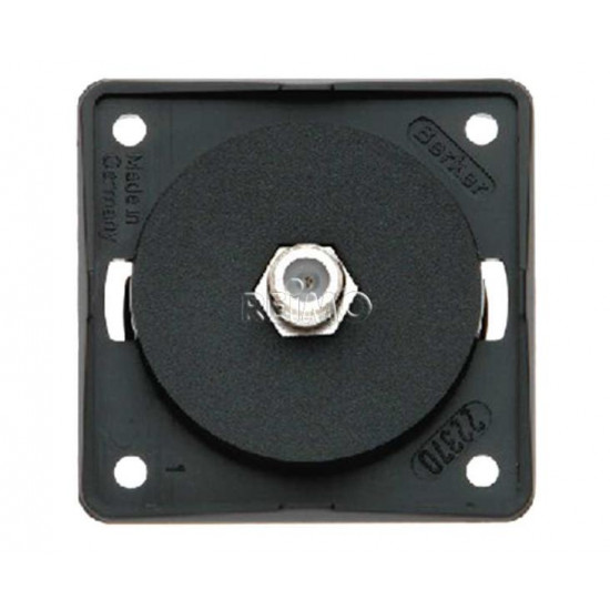 Satellite socket, anthracite grey, loose