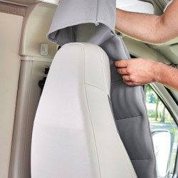 Active backrest cushion for Fiat Ducato cockpit seat