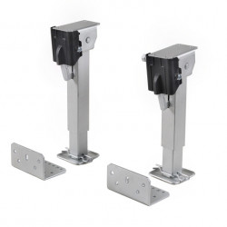 Universal crank support, 2 pieces, length adjustable from 290 to 460 mm