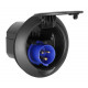 CEE recessed sockets - matte black