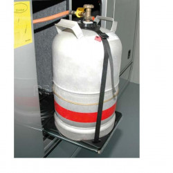 Plastic gas cylinder holder for 11 kg cylinders