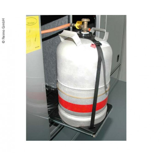 Plastic gas cylinder holder for 11 kg cylinders