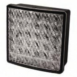 LED rear brake light, clear, 12V, 4W, IP67 with 500 mm cable