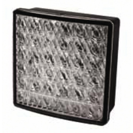 LED rear brake light, clear, 12V, 4W, IP67 with 500 mm cable