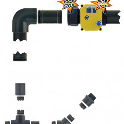 Electric ball valve for direct tank connection - 40 mm