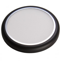 LED ceiling lights - black, Ø 105 mm