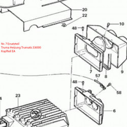 Replacement part for Truma heater Trumatic E4000 head unit EA