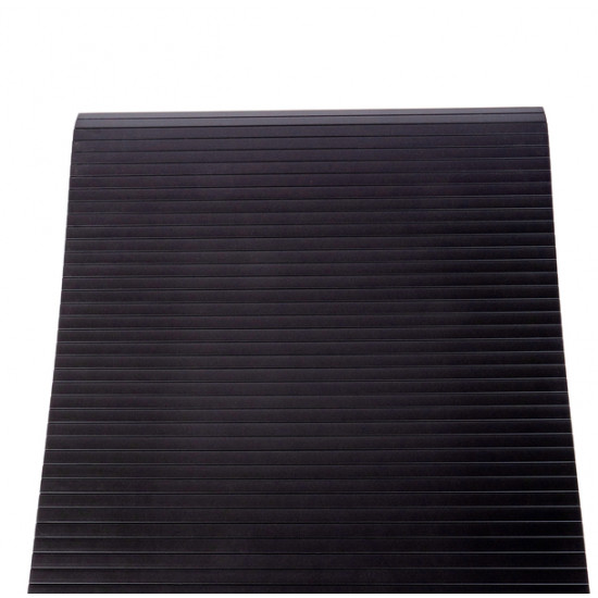 Complete roller door set - matte black